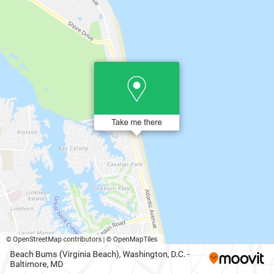 Beach Bums (Virginia Beach) map