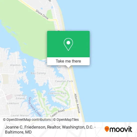Mapa de Joanne C. Friedenson, Realtor