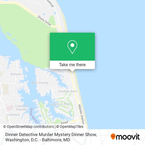 Dinner Detective Murder Mystery Dinner Show map