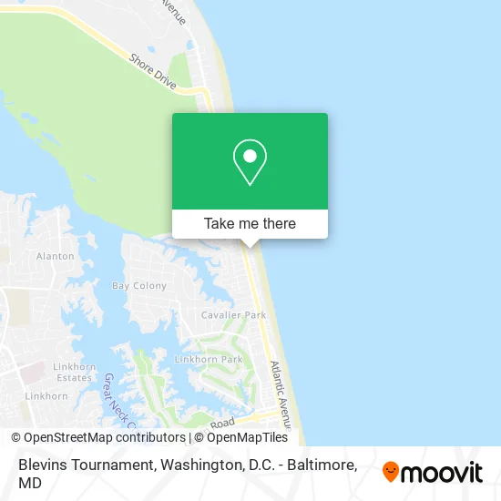 Blevins Tournament map