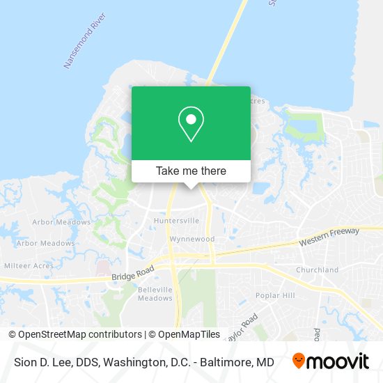 Sion D. Lee, DDS map