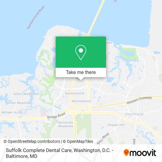 Mapa de Suffolk Complete Dental Care