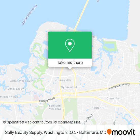 Sally Beauty Supply map