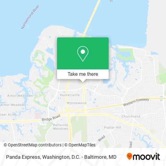 Panda Express map