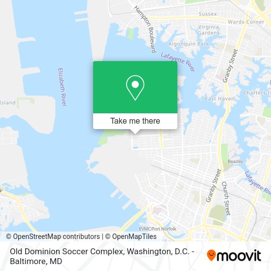 Old Dominion Soccer Complex map