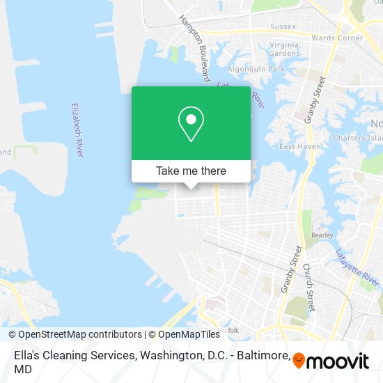Mapa de Ella's Cleaning Services