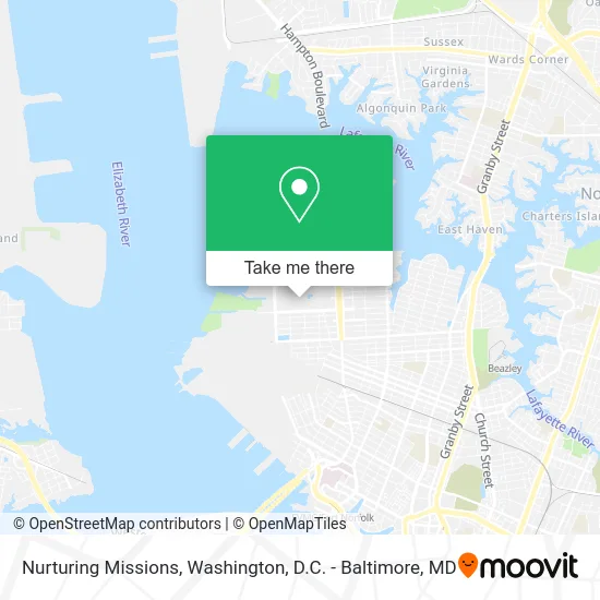Nurturing Missions map
