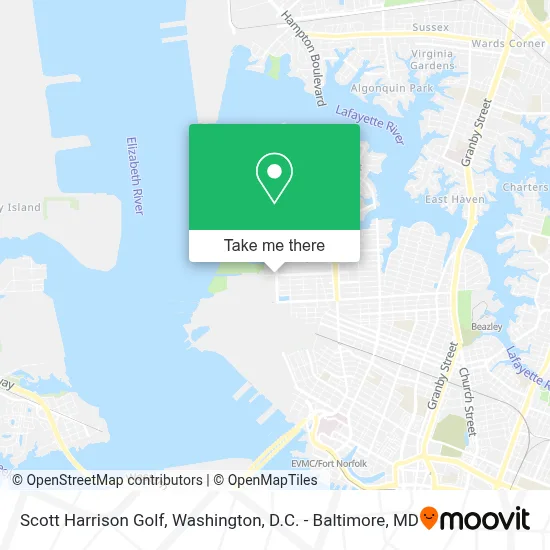 Scott Harrison Golf map