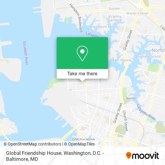 Global Friendship House map