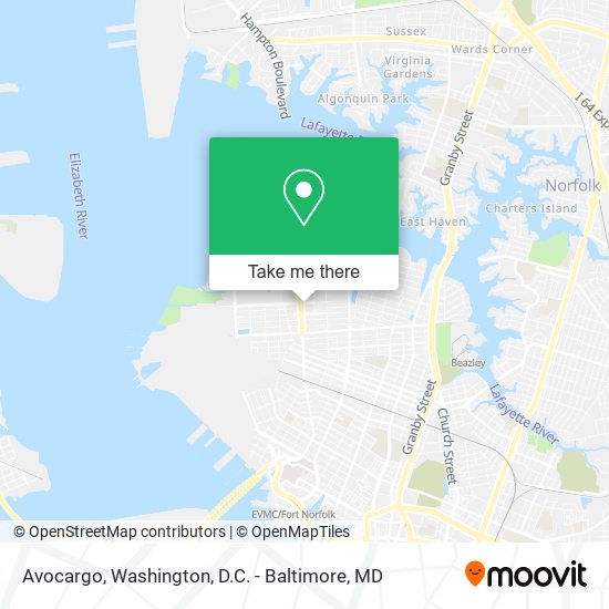 Avocargo map