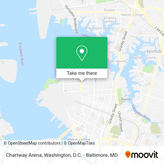 Chartway Arena map