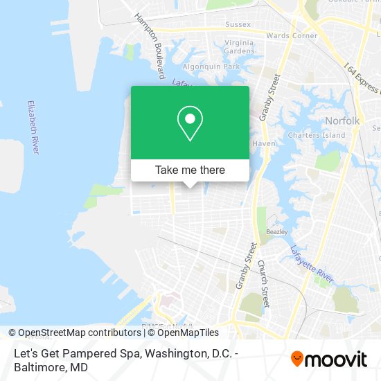 Let's Get Pampered Spa map
