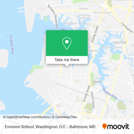 Envision School map