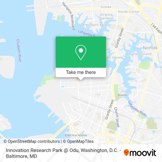 Innovation Research Park @ Odu map