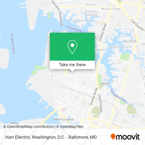 Hart Electric map