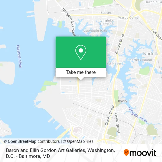 Baron and Ellin Gordon Art Galleries map