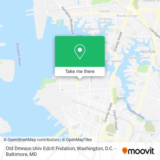 Old Dmnion Univ Edctl Fndation map