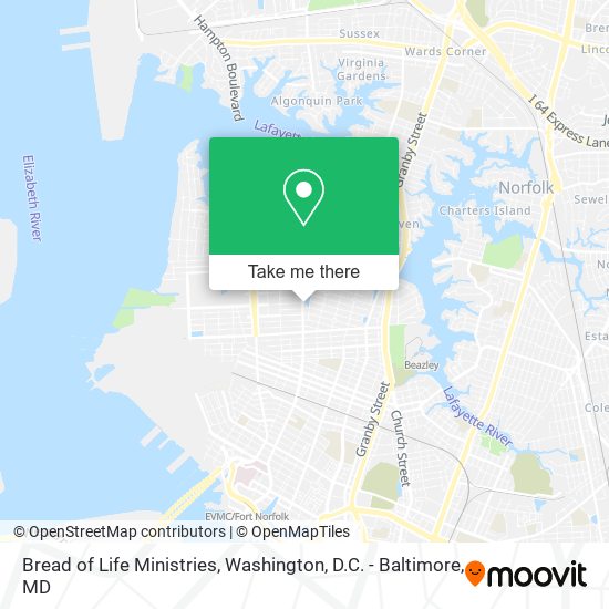 Mapa de Bread of Life Ministries