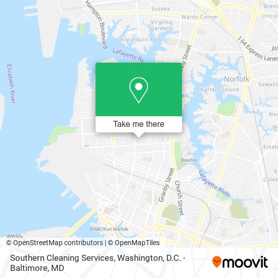Southern Cleaning Services map