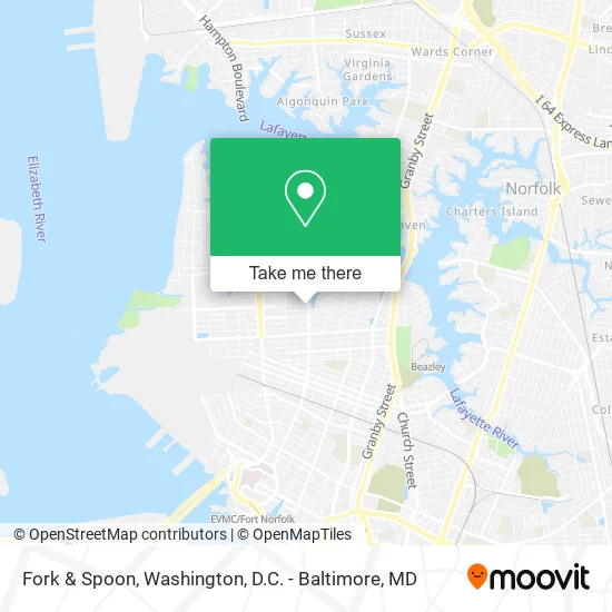 Fork & Spoon map