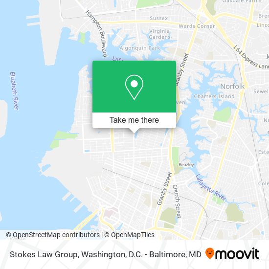 Stokes Law Group map