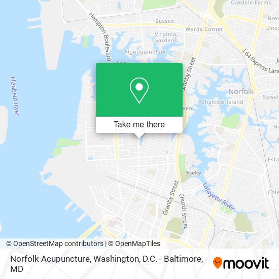 Norfolk Acupuncture map