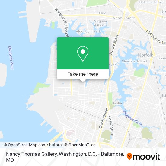 Nancy Thomas Gallery map