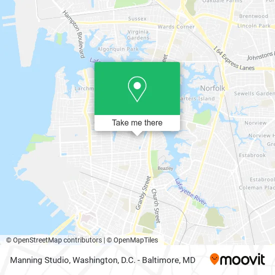 Manning Studio map