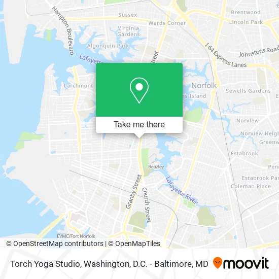 Torch Yoga Studio map