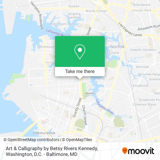 Mapa de Art & Calligraphy by Betsy Rivers Kennedy