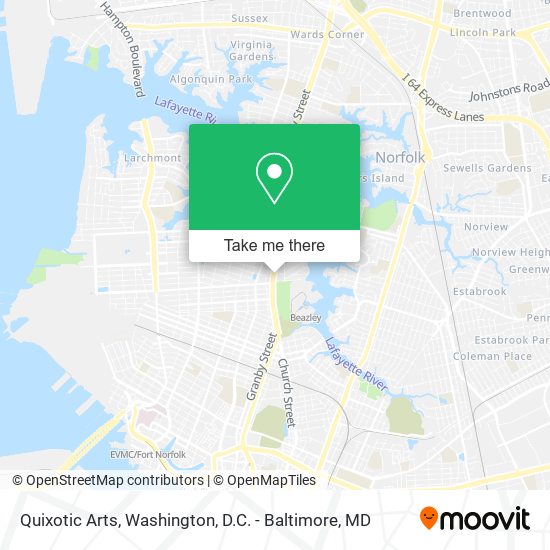 Quixotic Arts map