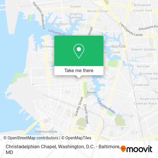 Christadelphian Chapel map