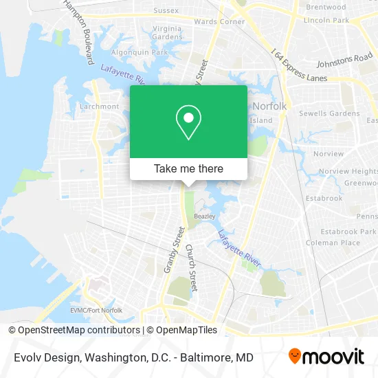 Evolv Design map