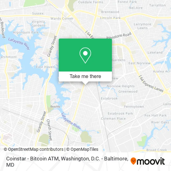 Coinstar - Bitcoin ATM map