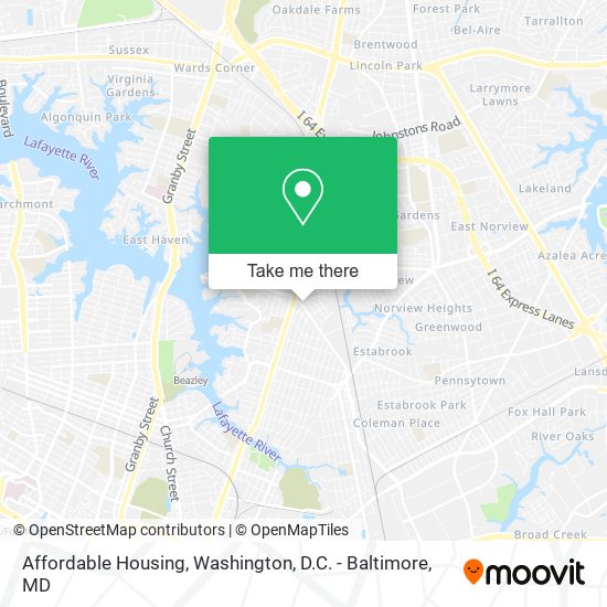 Mapa de Affordable Housing