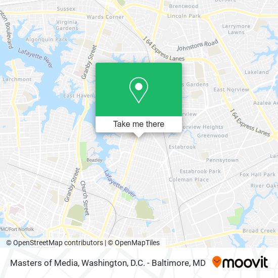 Mapa de Masters of Media