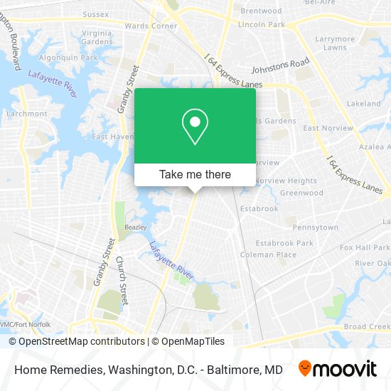 Home Remedies map