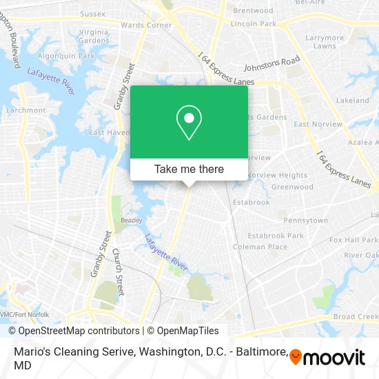 Mario's Cleaning Serive map