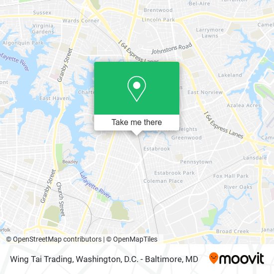 Wing Tai Trading map