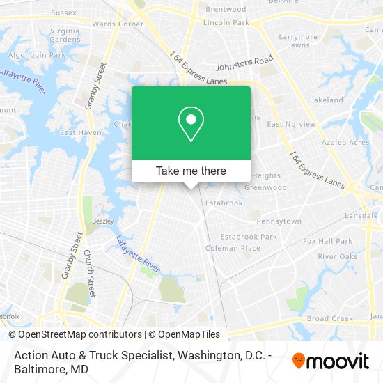 Mapa de Action Auto & Truck Specialist