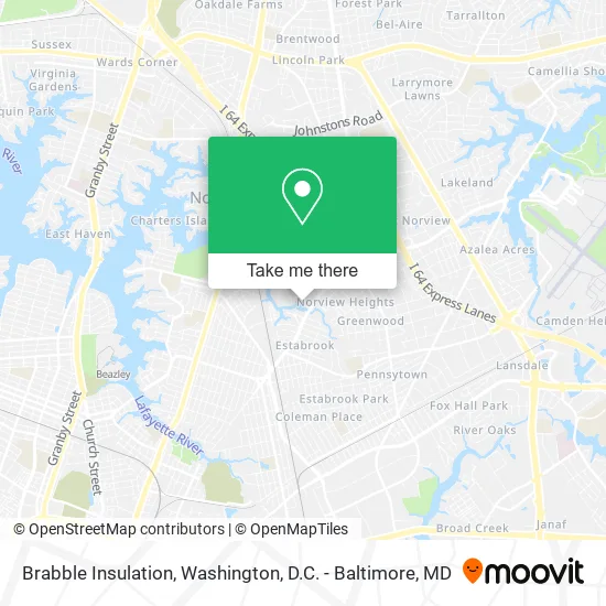 Mapa de Brabble Insulation