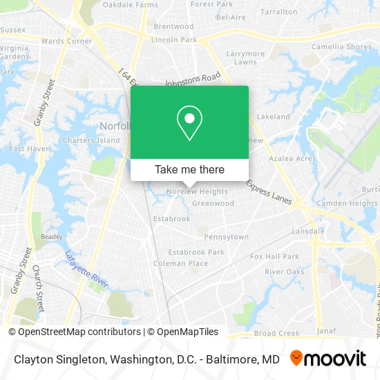 Clayton Singleton map