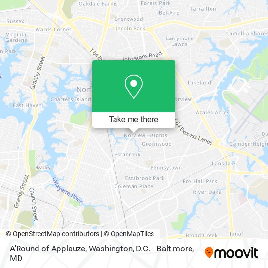 A'Round of Applauze map