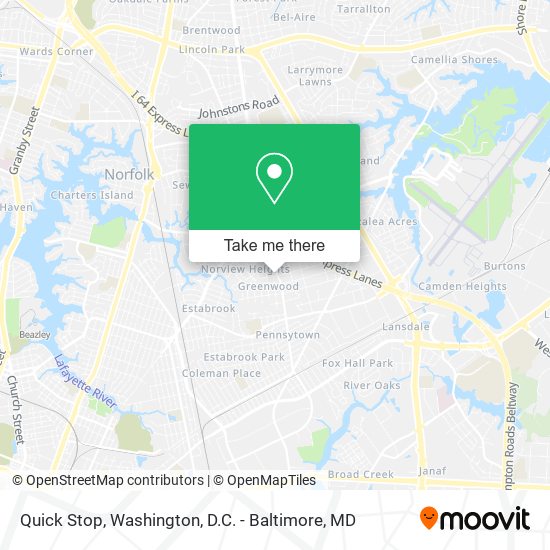 Mapa de Quick Stop
