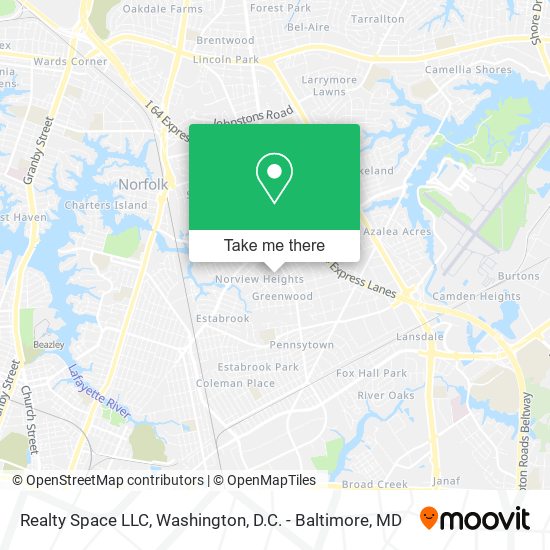 Mapa de Realty Space LLC