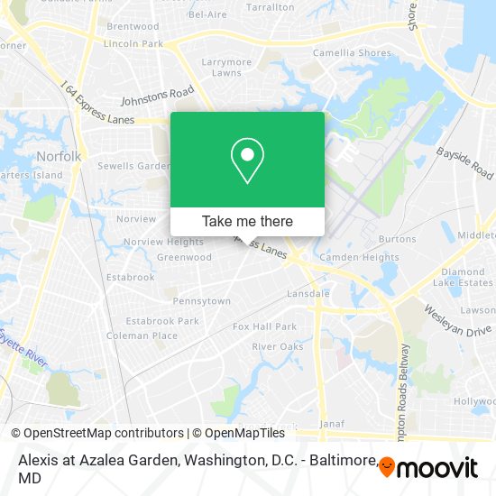 Alexis at Azalea Garden map