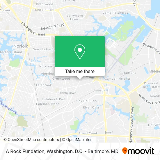 A Rock Fundation map