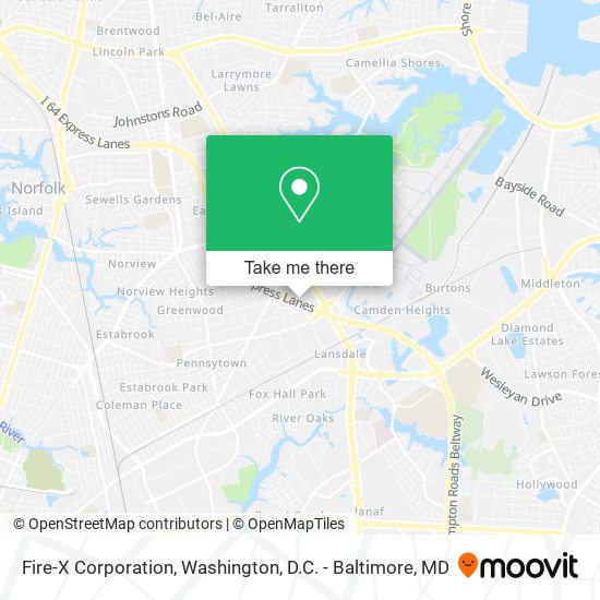 Fire-X Corporation map