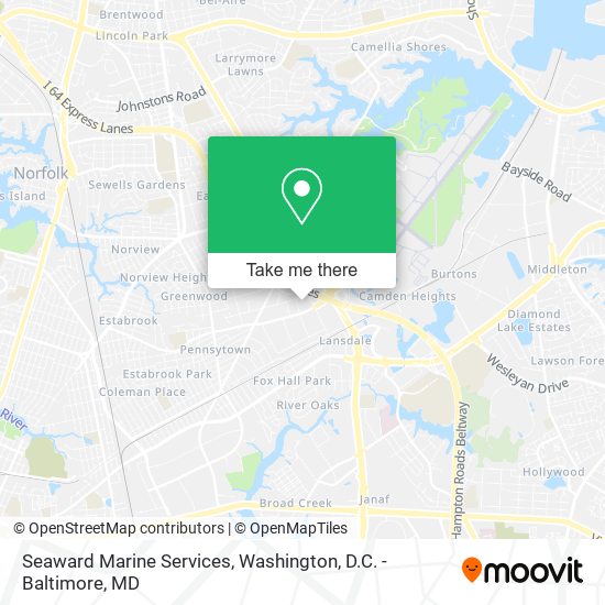 Seaward Marine Services map