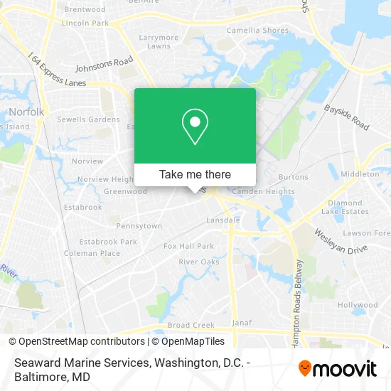 Mapa de Seaward Marine Services